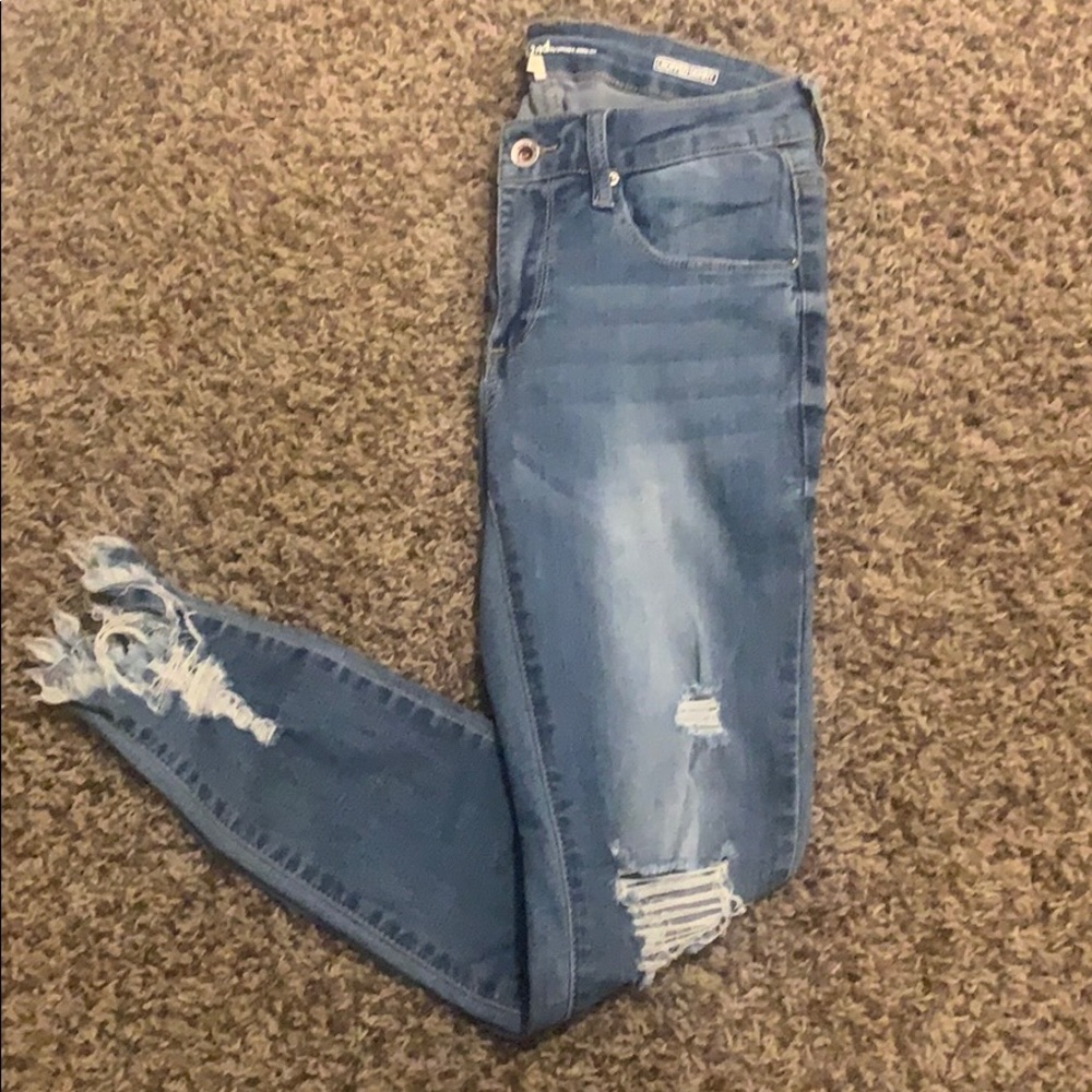 A’2nd cropped skinny jeans